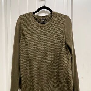 Pink Clover Women’s Textured Knit Sweater - Olive